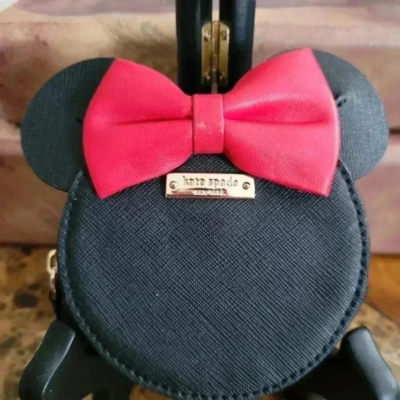 kate spade Other - Kate Spade Black and Red Minnie Mouse Coin Purse